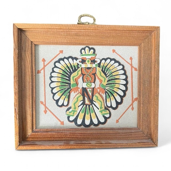 3 Vtg Native American (Zuni & Navajo) Sand Paintings - Rainbow Way Ltd., NM - Picture 2 of 6